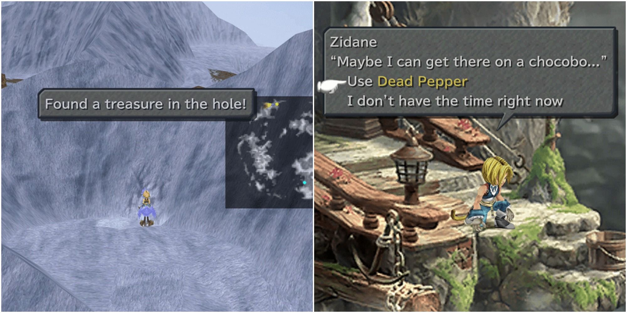 FF9 Dead Pepper challenges across the map