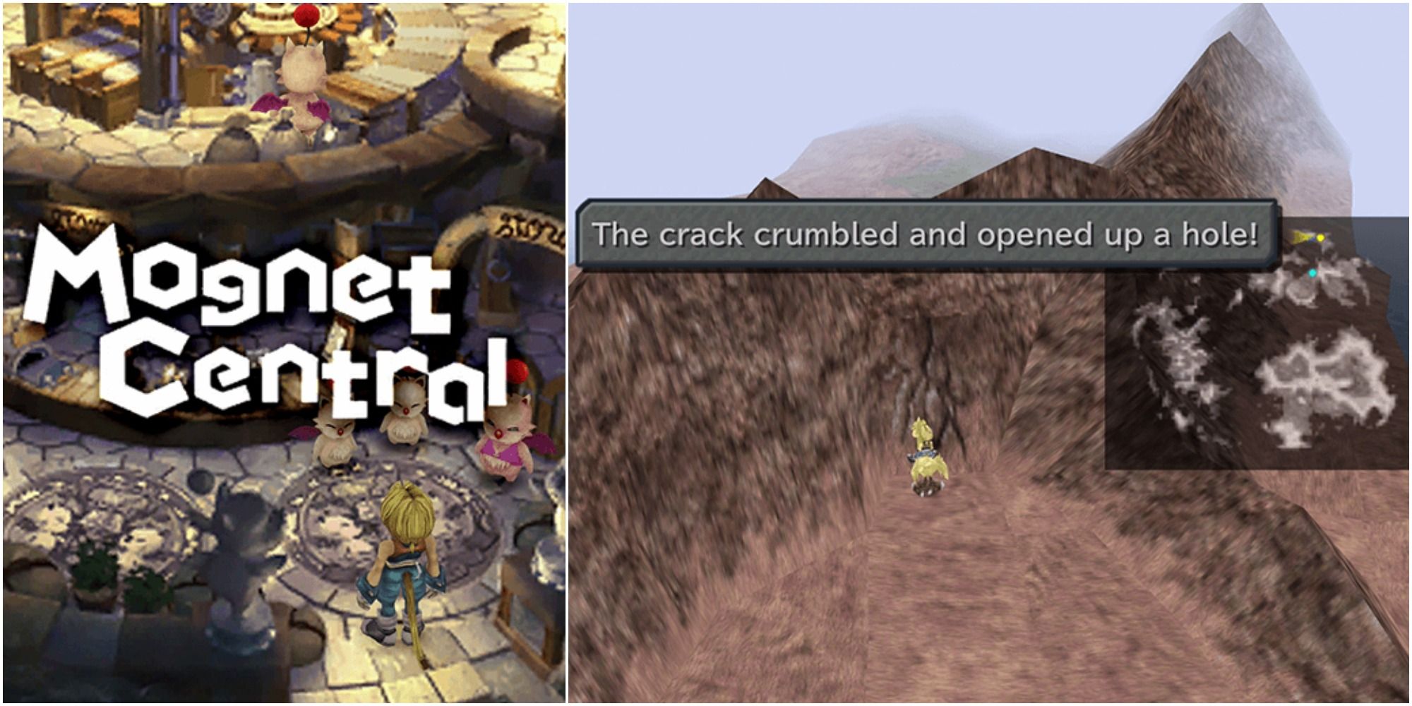 FF9 Mognet Central title screen and location