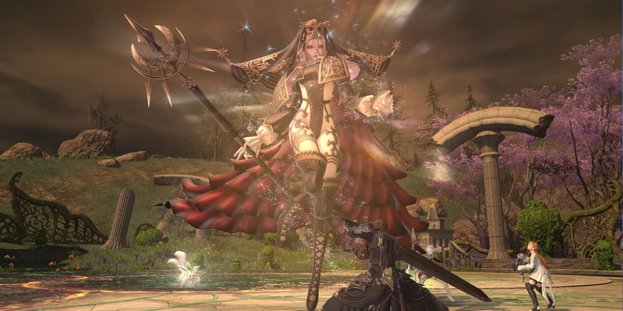 Final Fantasy XIV Unreal Trial Boss Battle With Party