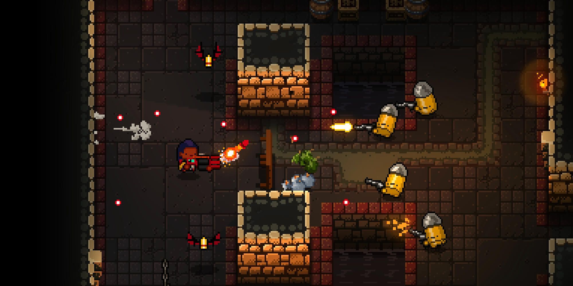The Hunter Fires Rockets At Enemies