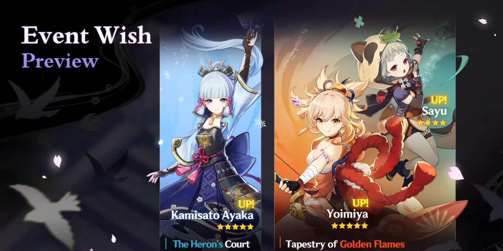 Genshin Impact V2 banners