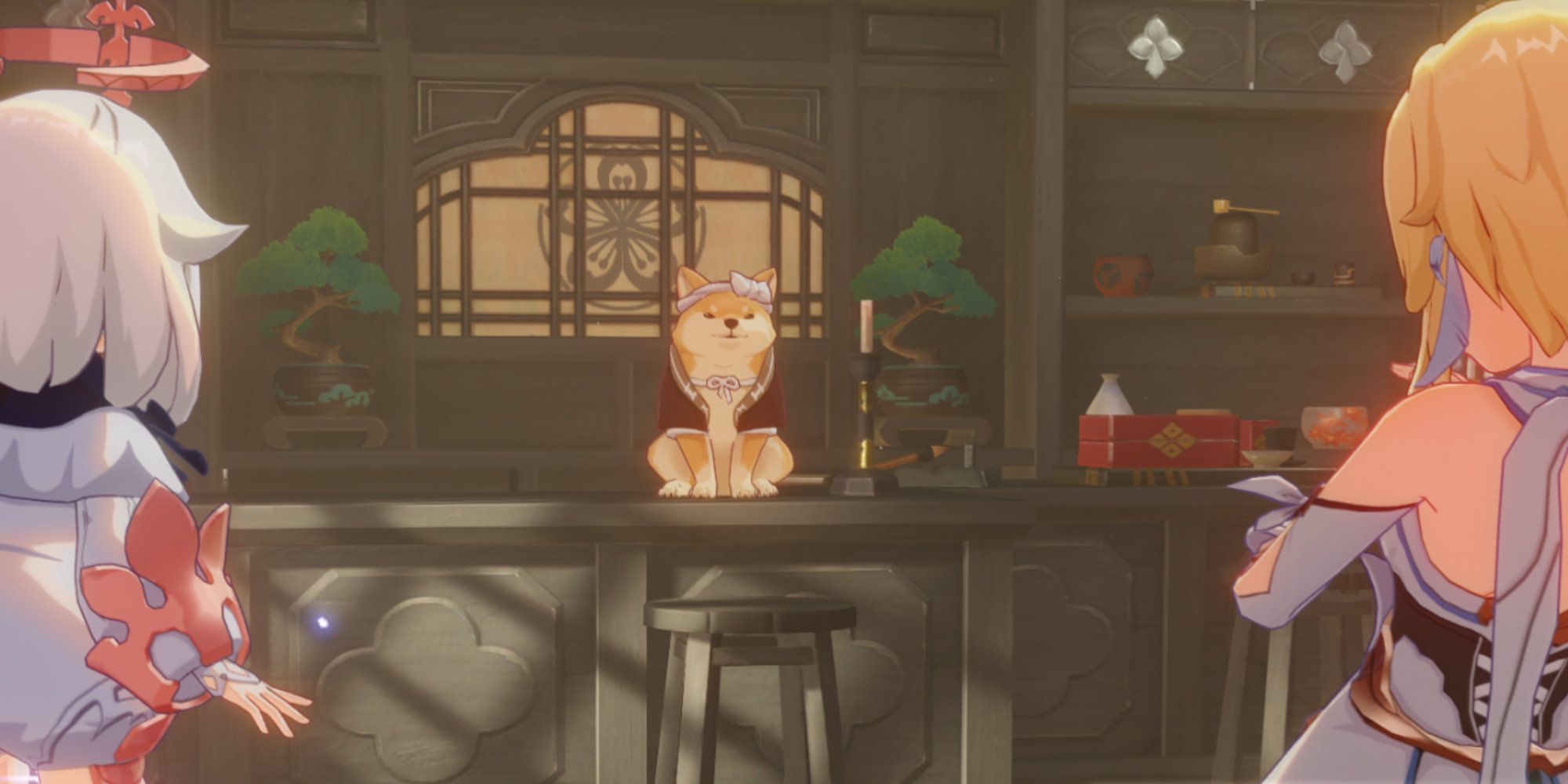 Genshin Impact teahouse greeting