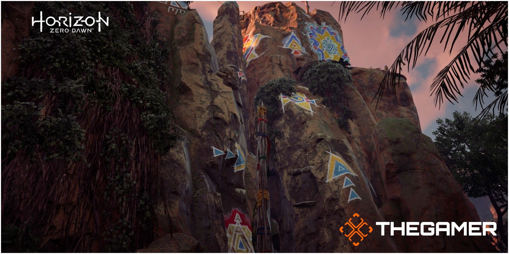 Horizon Zero Dawn Banuk Figure Four Climb Trail Start