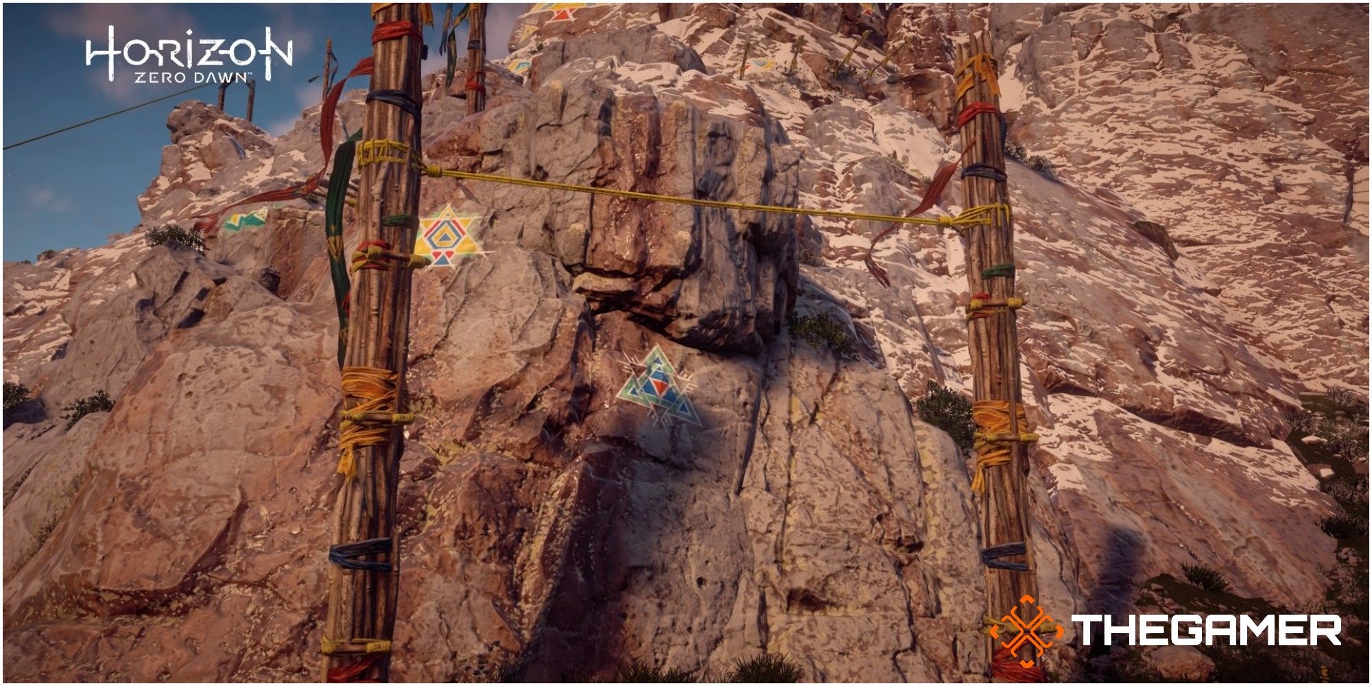 Horizon Zero Dawn Banuk Figure One Climbing Trail Start