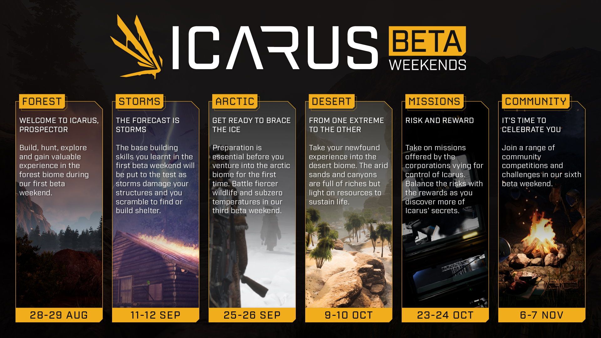Icarus Beta Weekends - via Steam