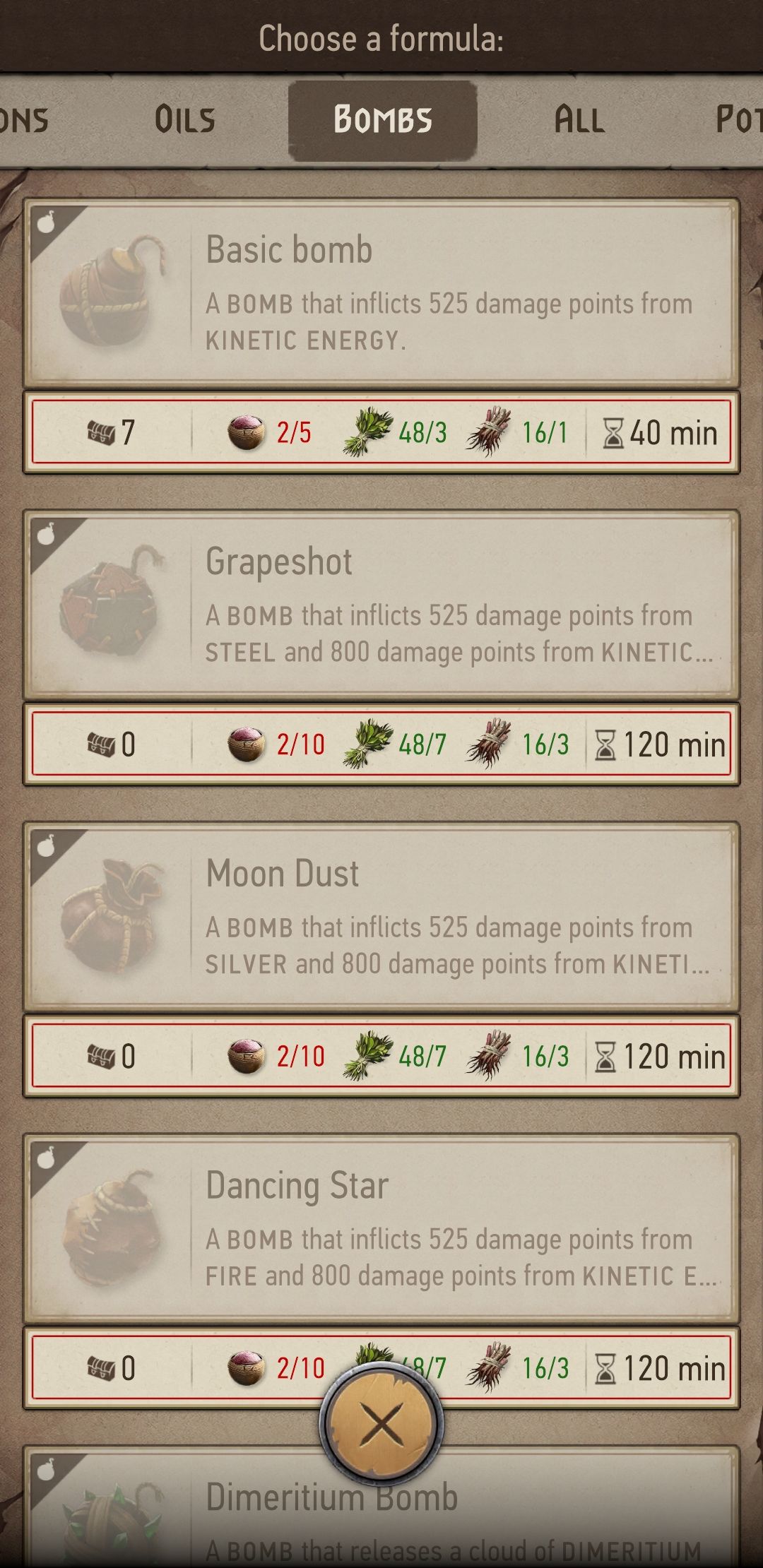 Inventory-crafting-Bombs-witcher-monster-slayer