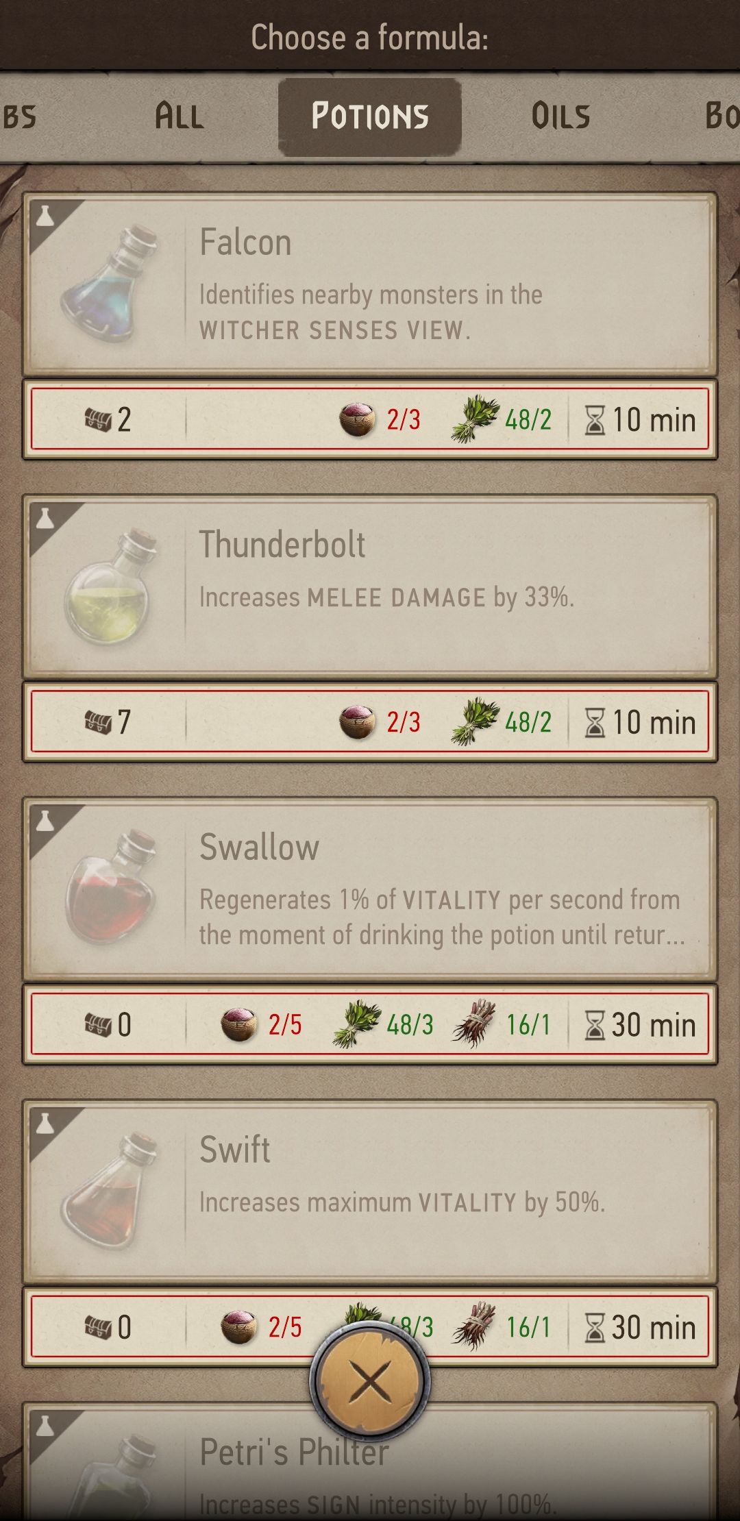 Inventory-crafting-potions-witcher-monster-slayer