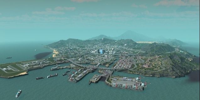 Los Santos in Cities: Skylines