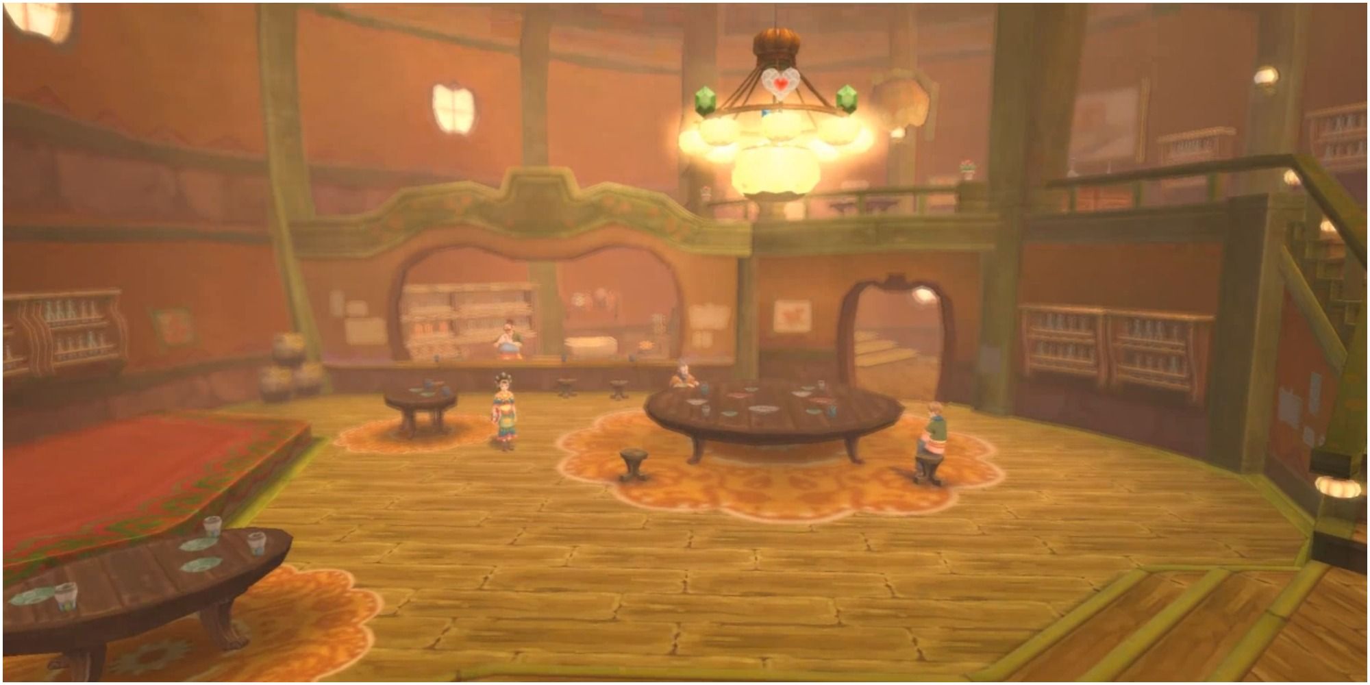 Lumpy Pumpkin Chandelier Heart Piece