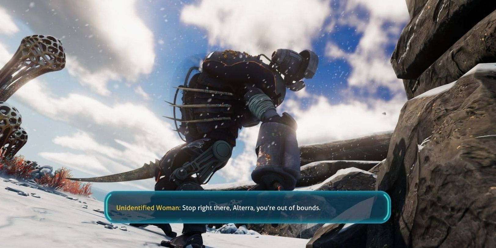 Marguerit First Appearance on Delta Island, in her Modified Prawn Suit
