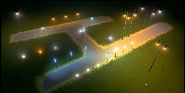 Streetlights in Cities: Skylines