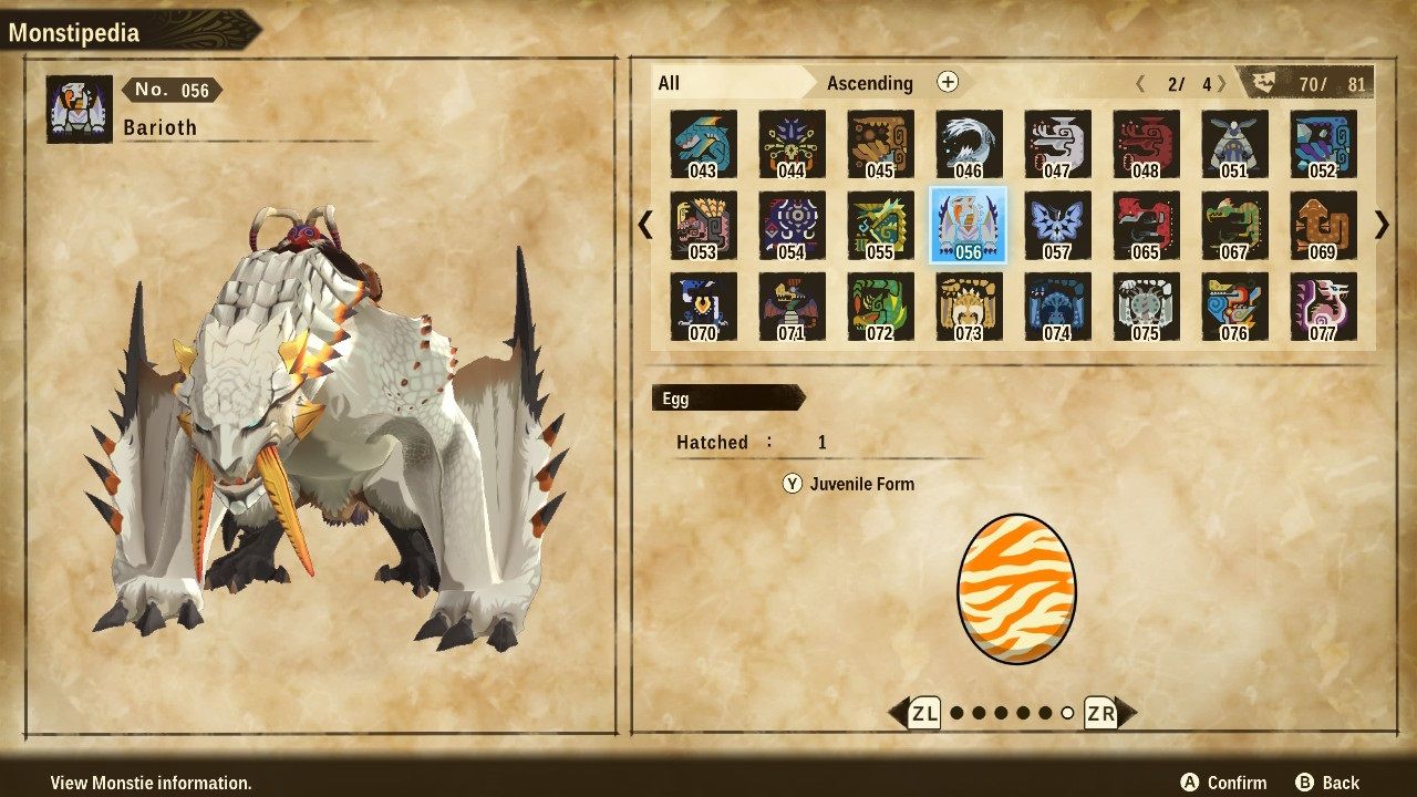 Monster Hunter Stories 2 Wings of Ruin Barioth