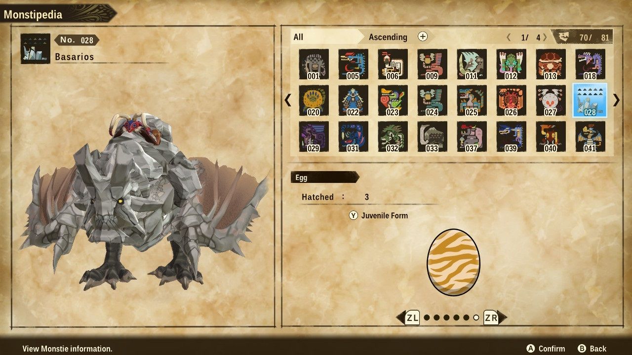 Monster Hunter Stories 2 Wings of Ruin Basarios