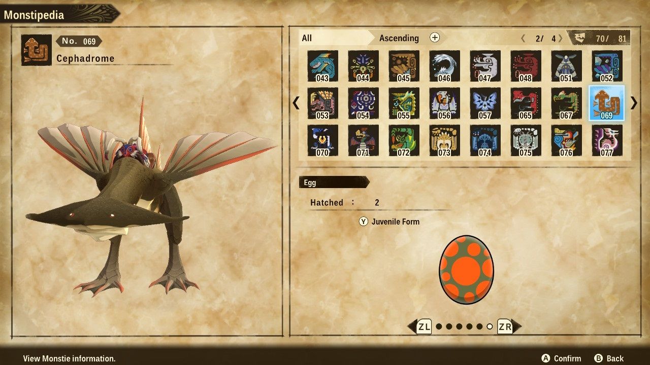 Monster Hunter Stories 2 Wings of Ruin Cephadrome