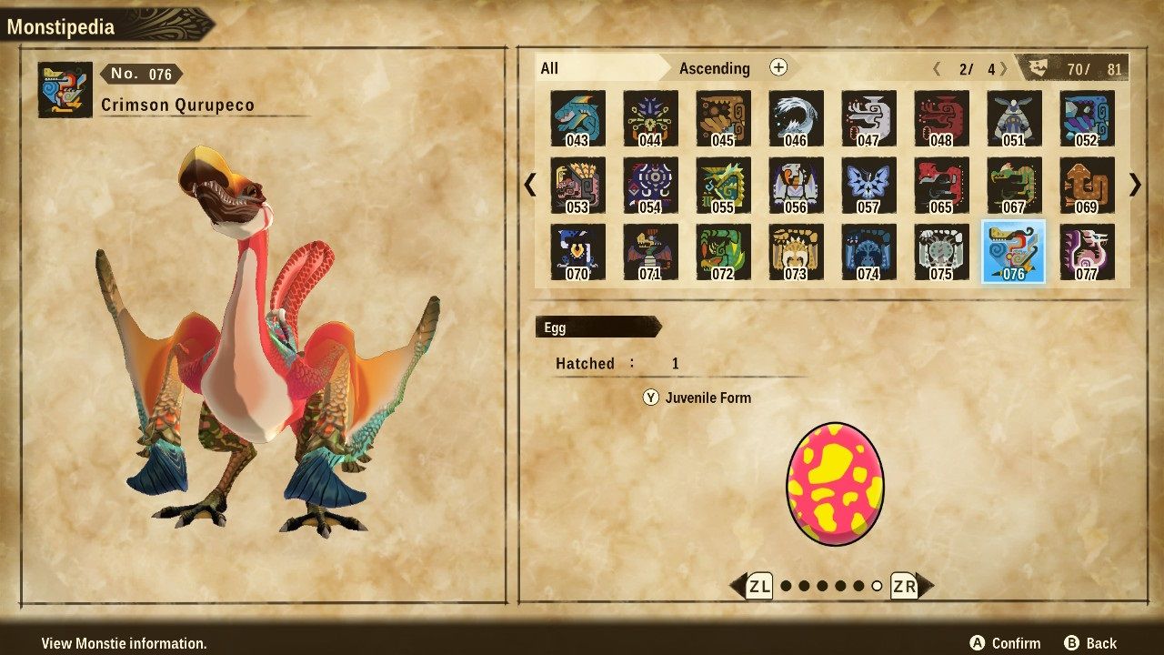 Monster Hunter Stories 2 Wings of Ruin Crimson Qurupeco