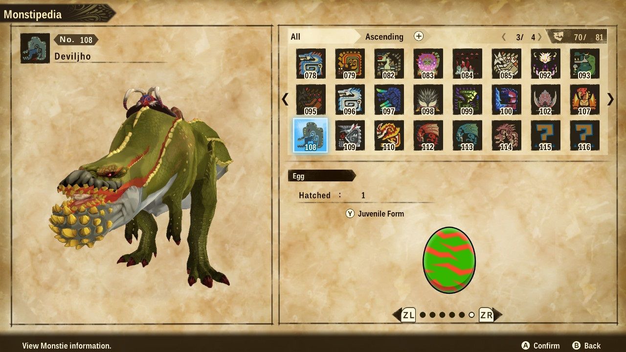 Monster Hunter Stories 2 Wings of Ruin Deviljho