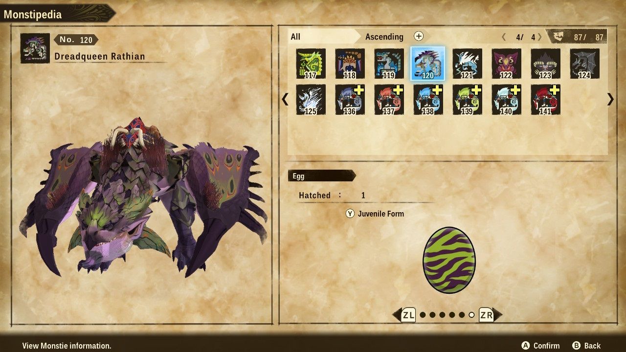Monster Hunter Stories 2 Wings of Ruin Dreadqueen Ratha