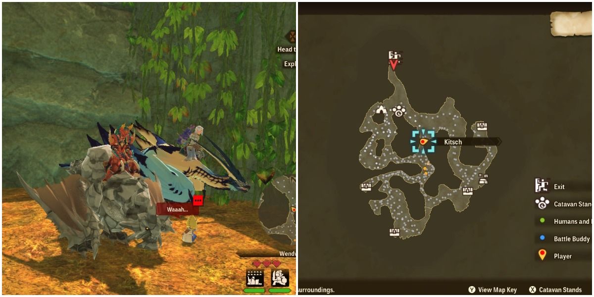 Monster Hunter Stories 2 Wings of Ruin First Child in Wendwood Location