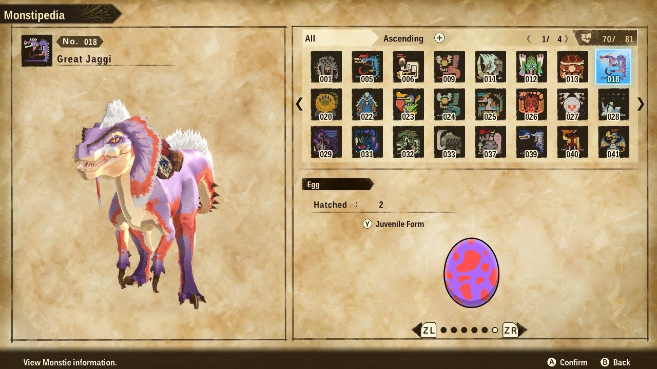 Monster Hunter Stories 2 Wings of Ruin Great Jaggi