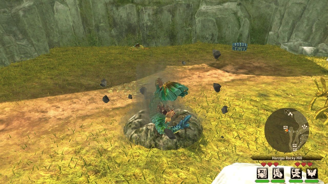 Monster Hunter Stories 2 Wings of Ruin Ground Dive riding action