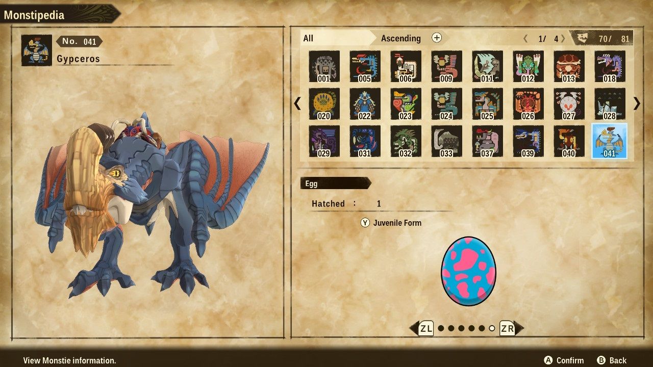 Monster Hunter Stories 2 Wings of Ruin Gypceros