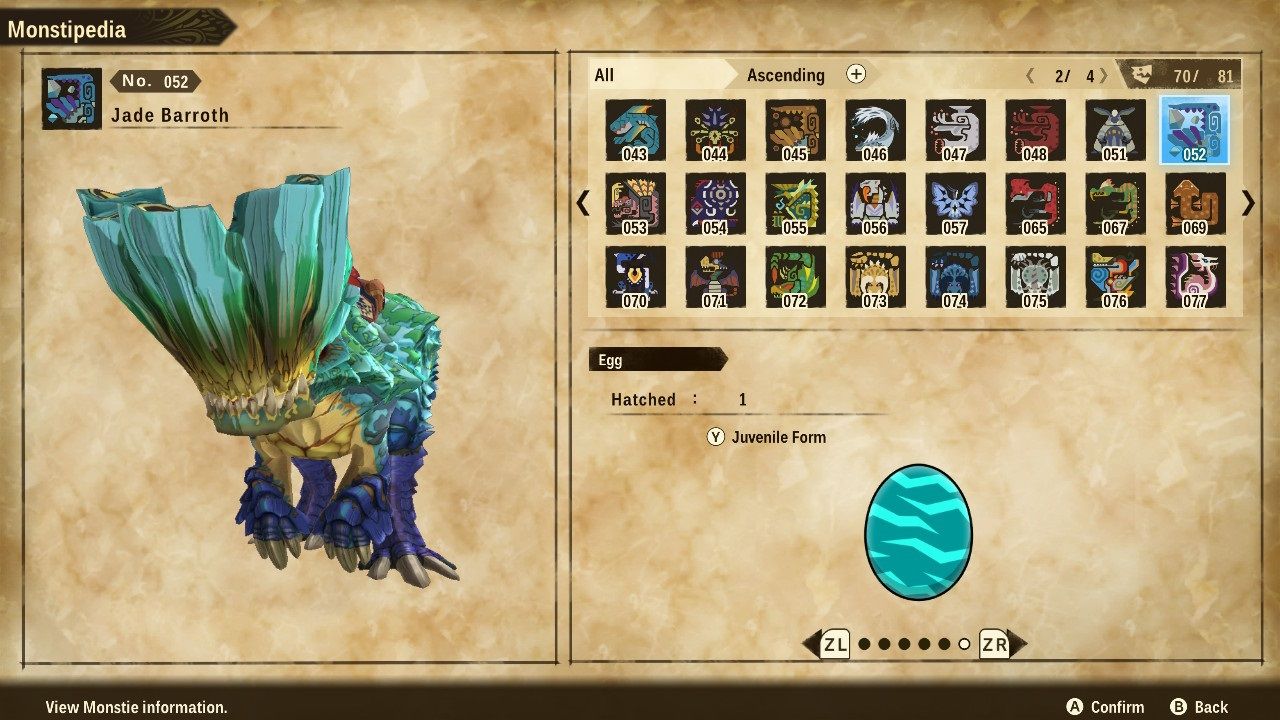 Monster Hunter Stories 2 Wings of Ruin Jade Barroth