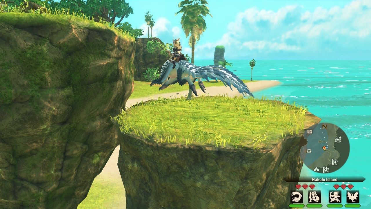 Monster Hunter Stories 2 Wings of Ruin Jump riding action