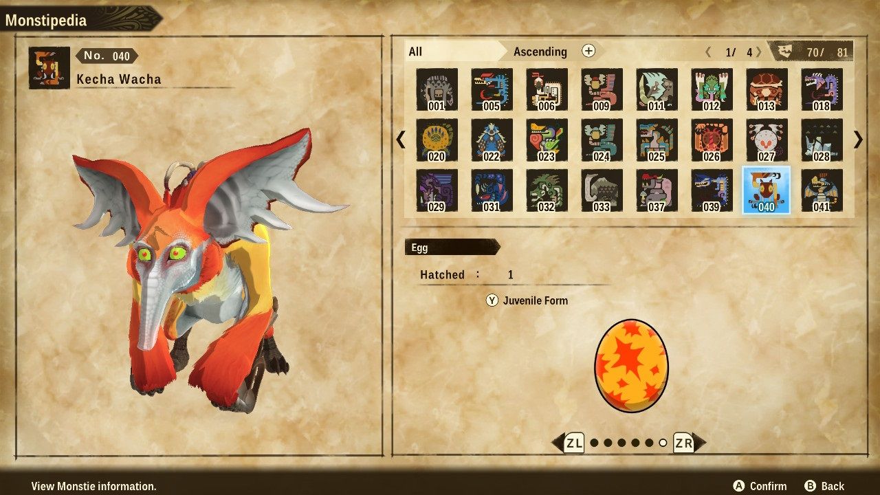 Monster Hunter Stories 2 Wings of Ruin Kecha Wacha