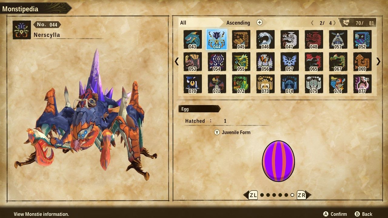 Monster Hunter Stories 2 Wings of Ruin Nerscylla