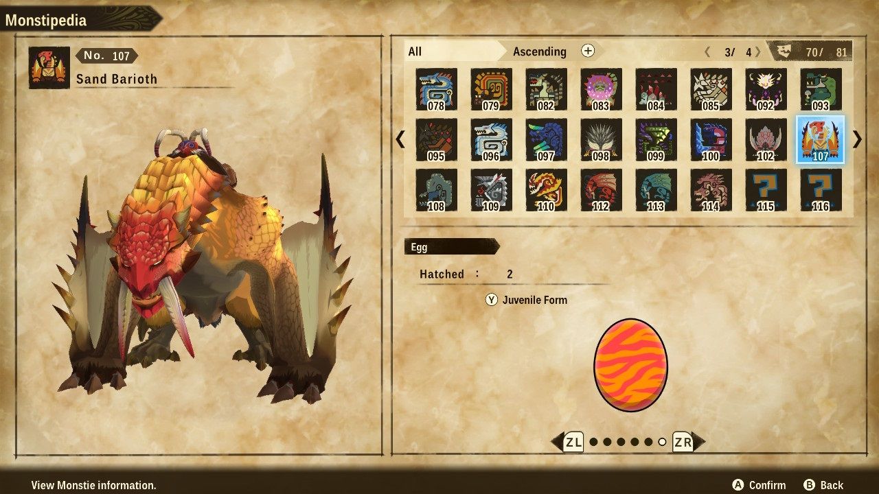Monster Hunter Stories 2 Wings of Ruin Sand Barioth