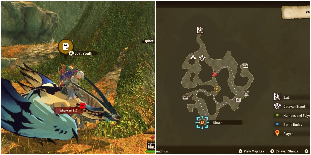 Monster Hunter Stories 2 Wings of Ruin Second Child in Wendwood Location