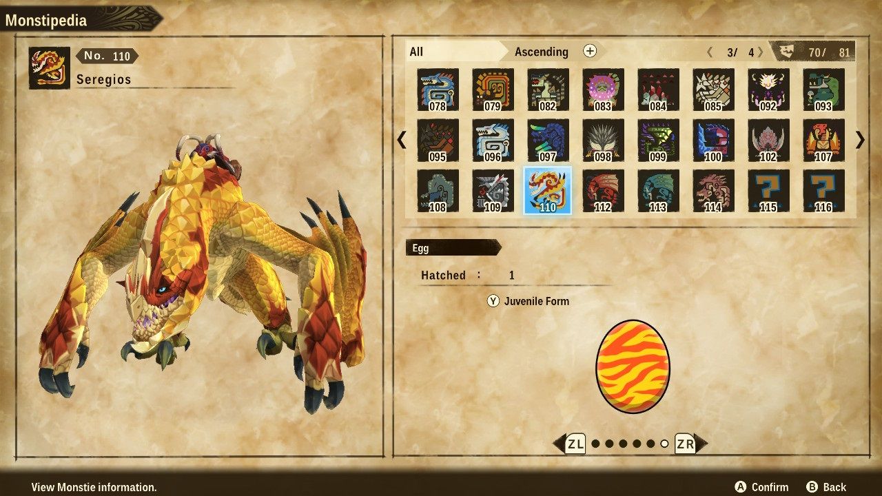 Monster Hunter Stories 2 Wings of Ruin Seregios