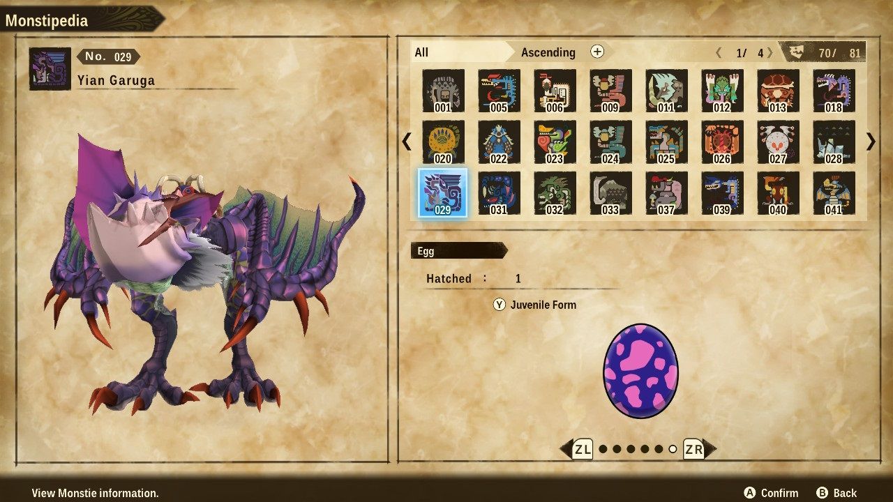 Monster Hunter Stories 2 Wings of Ruin Yian Garuga