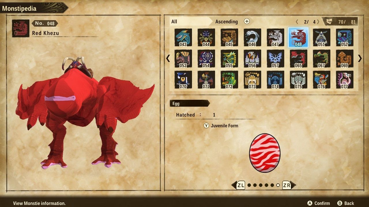 Monster Hunter Stories 2 Wings of Ruin red Khezu