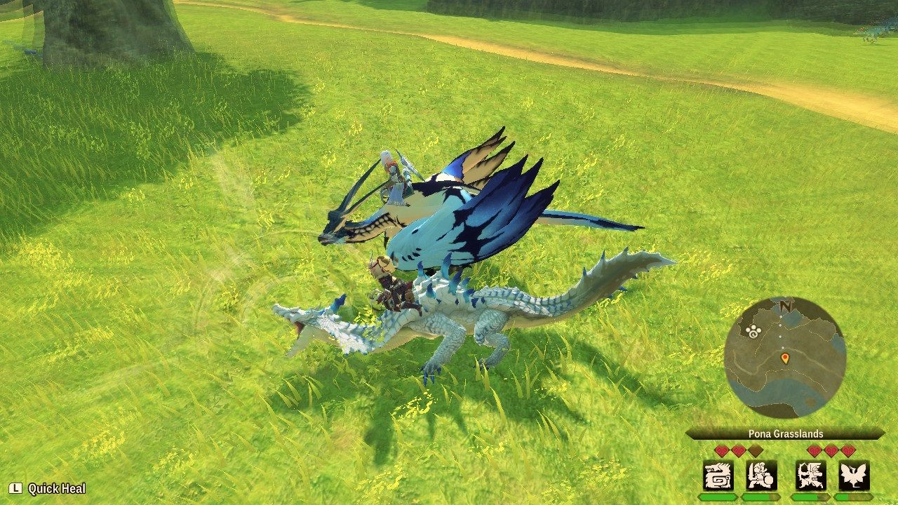 Monster Hunter Stories 2 Wings of Ruin roar riding action