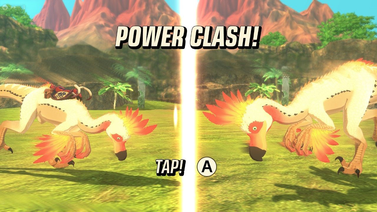 Monster Hunter Stories 2 Wings of Ruin show down between two kulu ya ku