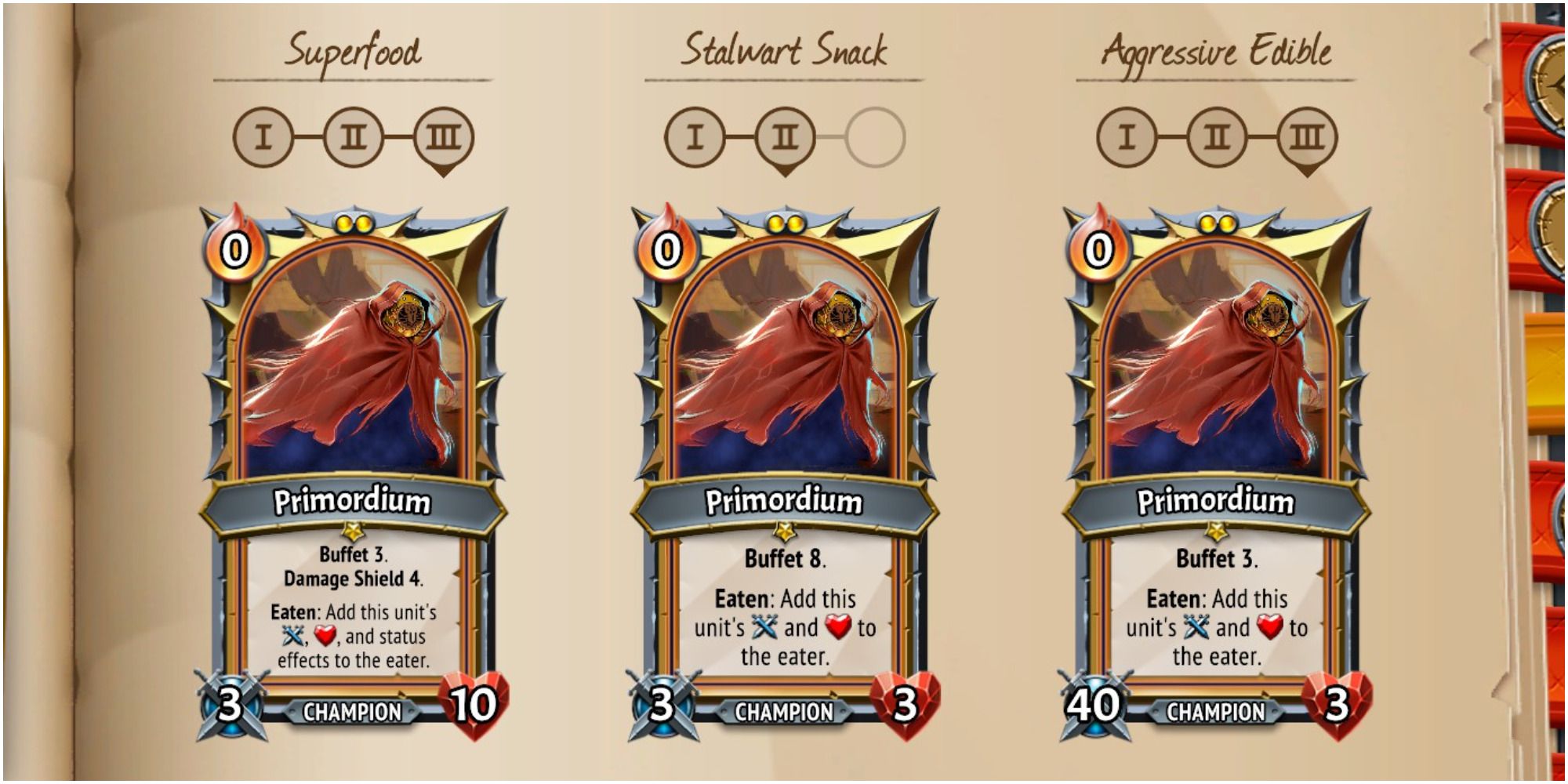 Monster Train Primordium Card List