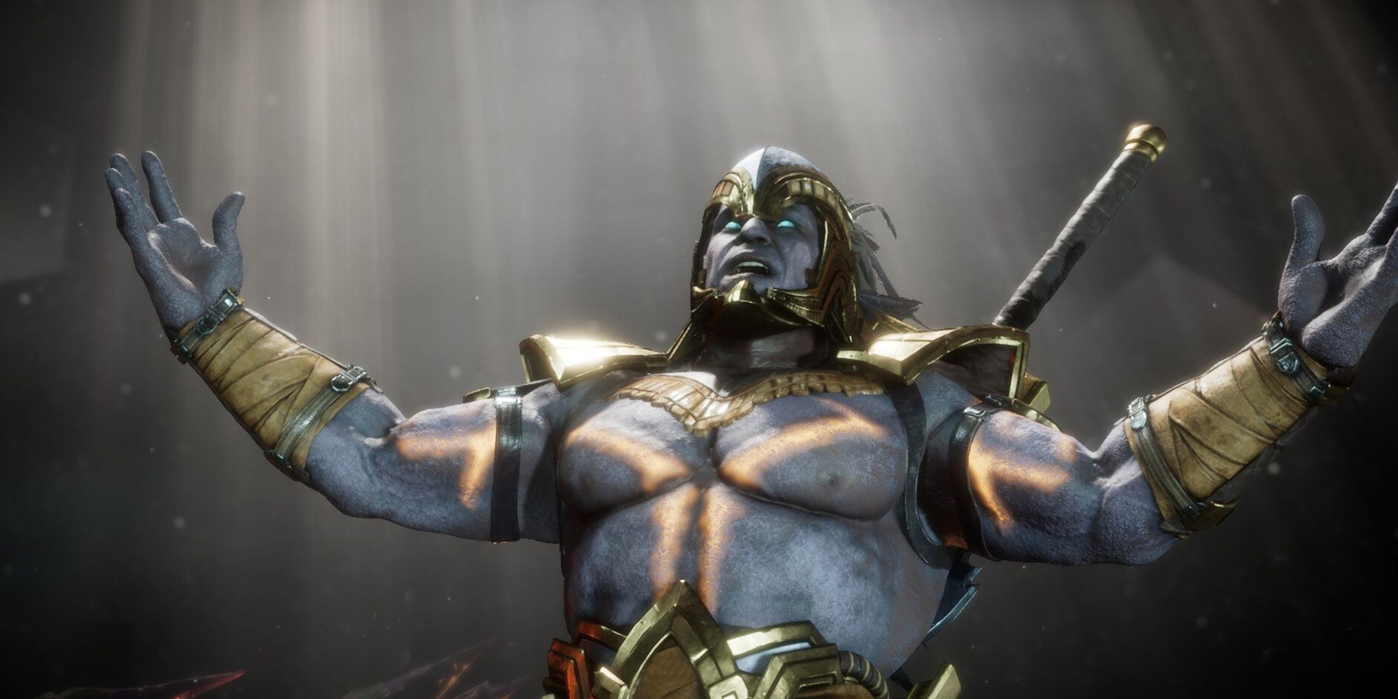 Mortal Kombat 11 - Kotal Kahn Basking In Sunlight