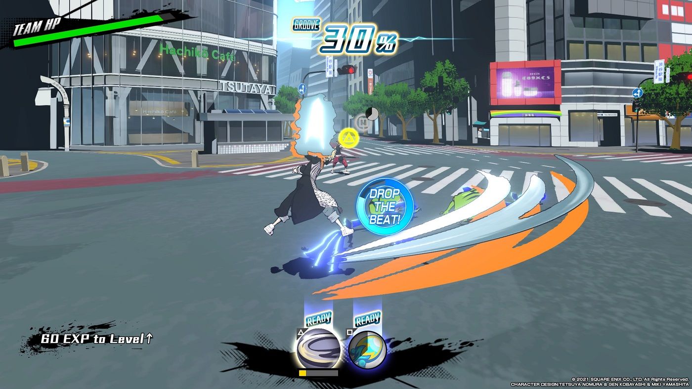 NEO The World Ends With You Drop the Beat prompt during battle