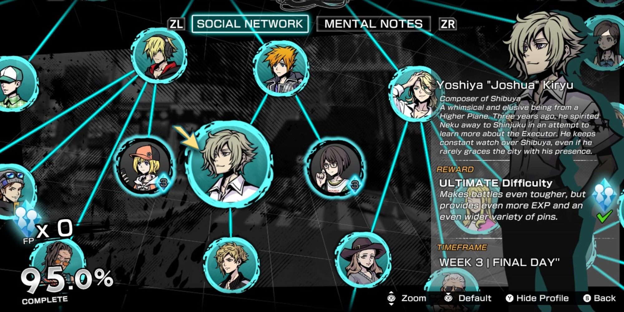 Neo The World Ends With You Social Network Joshua