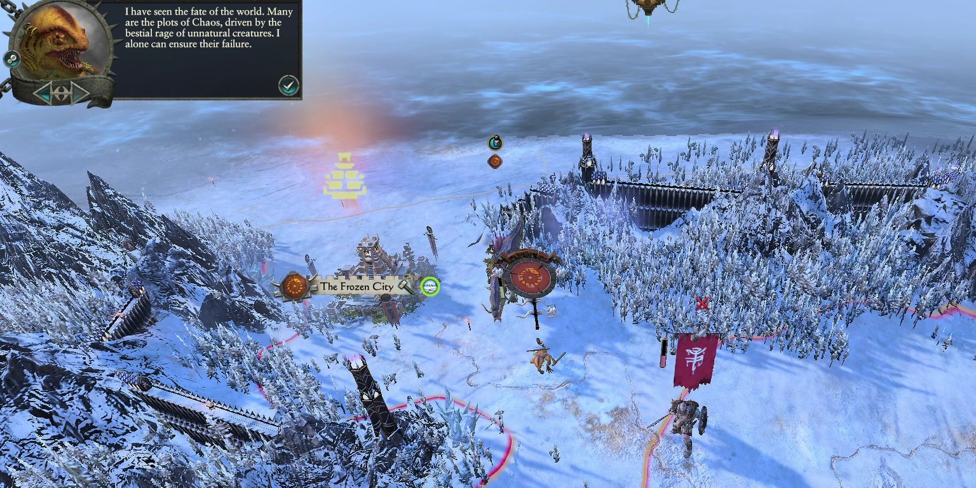 Total War: Warhammer 2 Oxyotls Starting Position In Intro Cutscene
