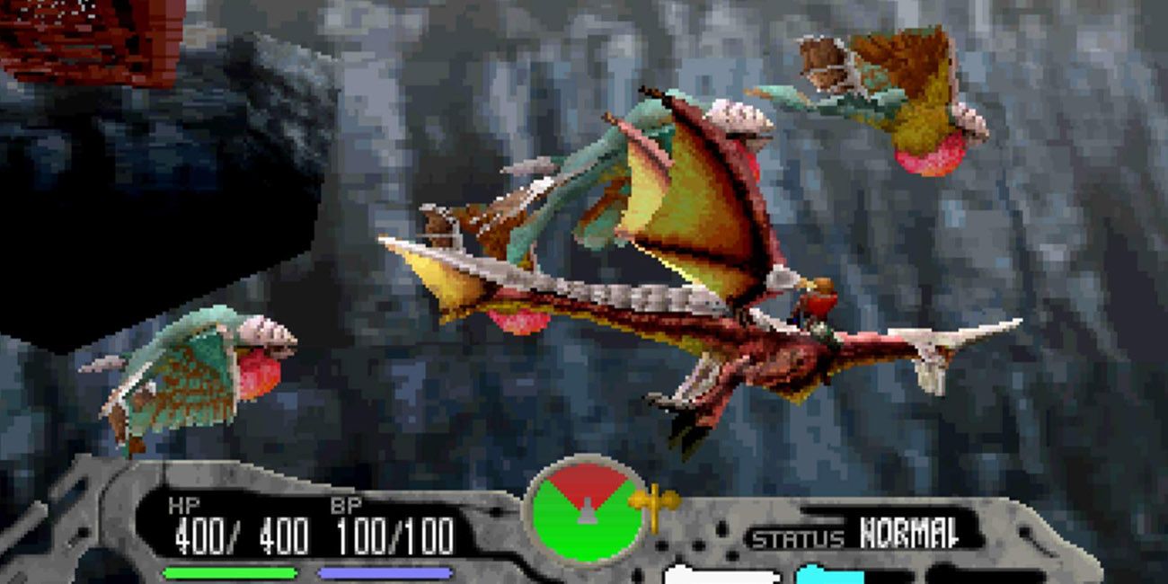 Panzer Dragoon Saga gameplay