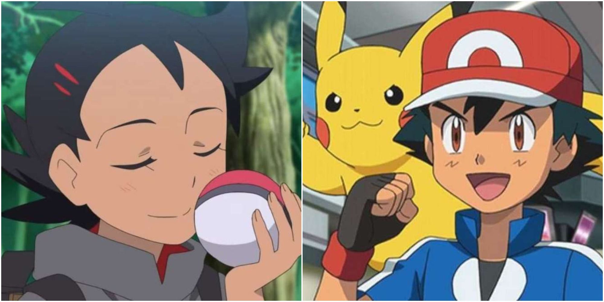 Pokemon Protagonists Ash Goh anime