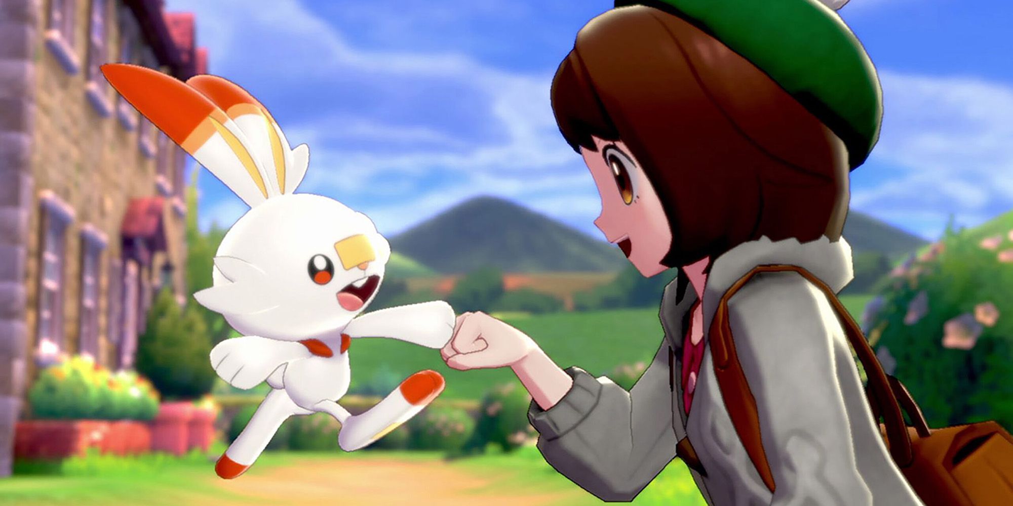 Pokemon Trainer with scorbunny