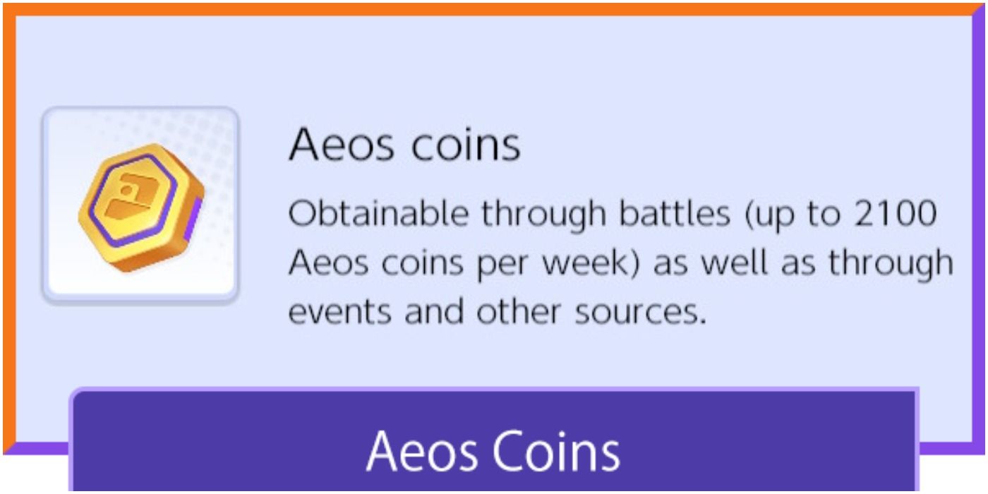 Pokemon Unite Aeos Coin Description Image 