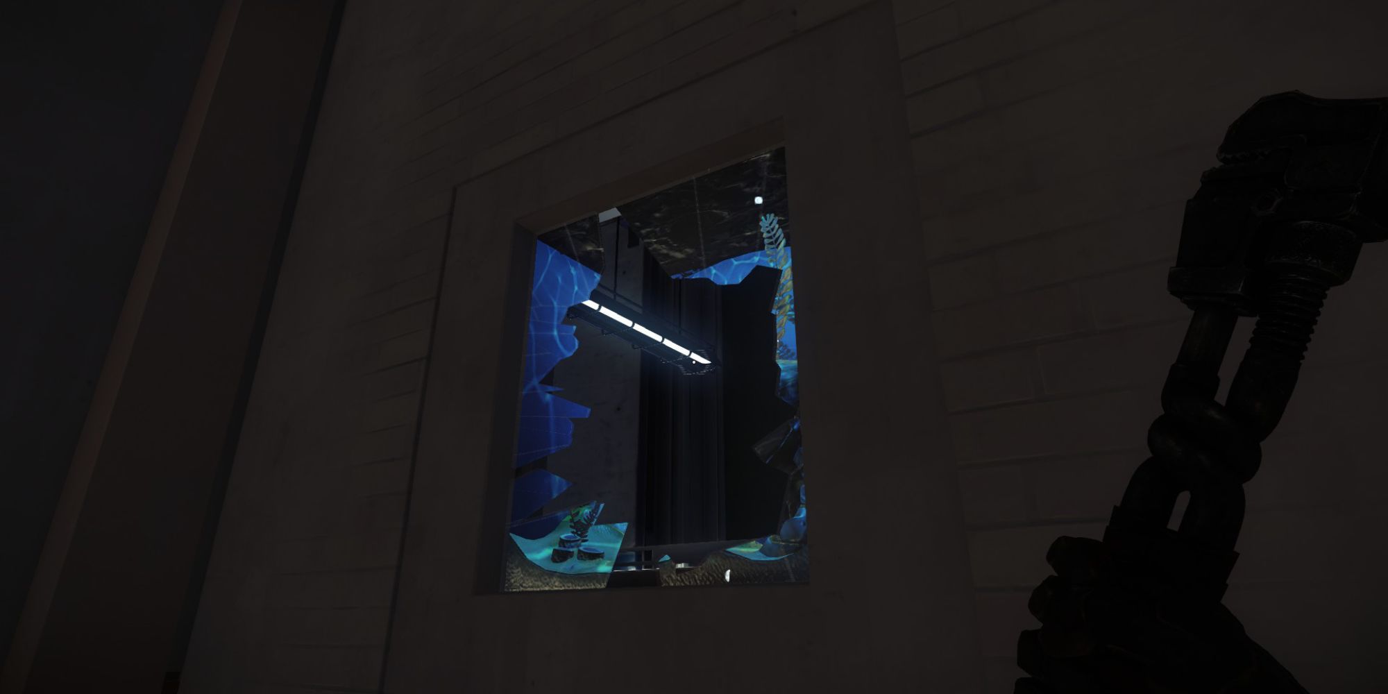 Prey Fish Tank Broken In Morgans Apartment