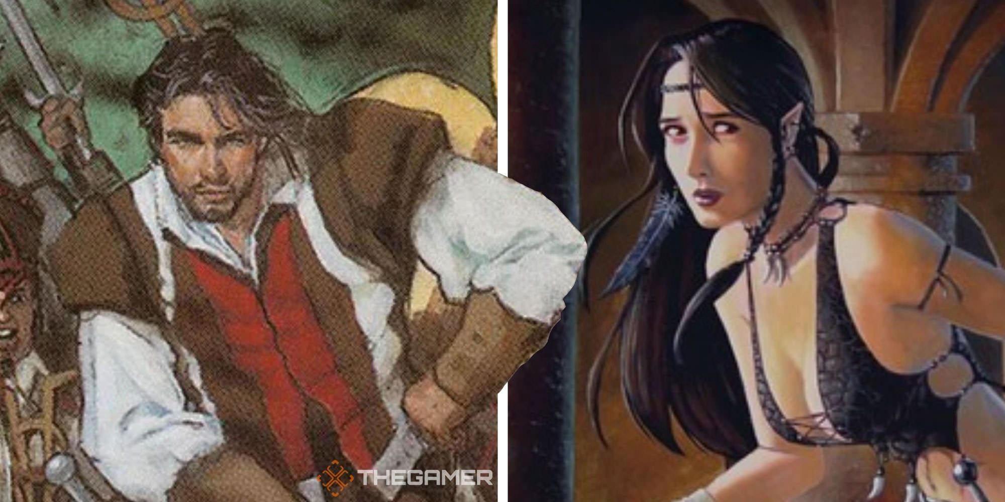 Split image of Magic The Gathering