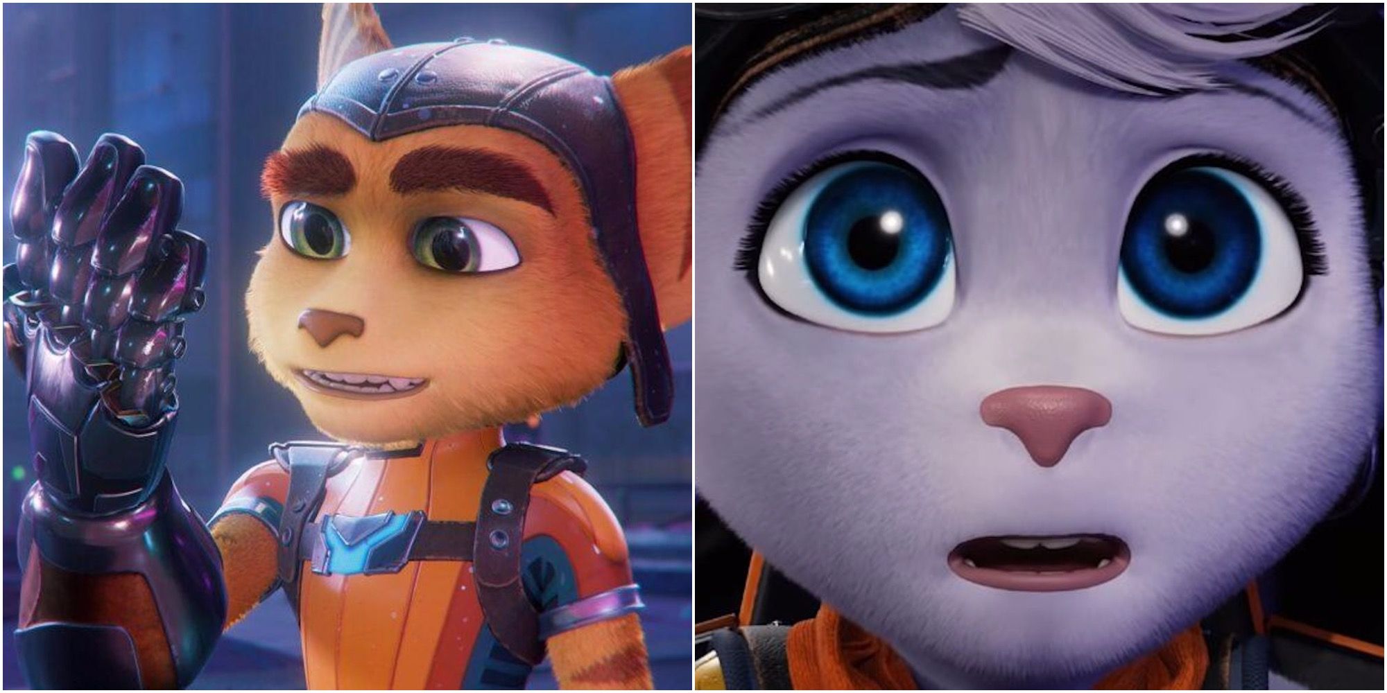 Ratchet and rivet split image close up