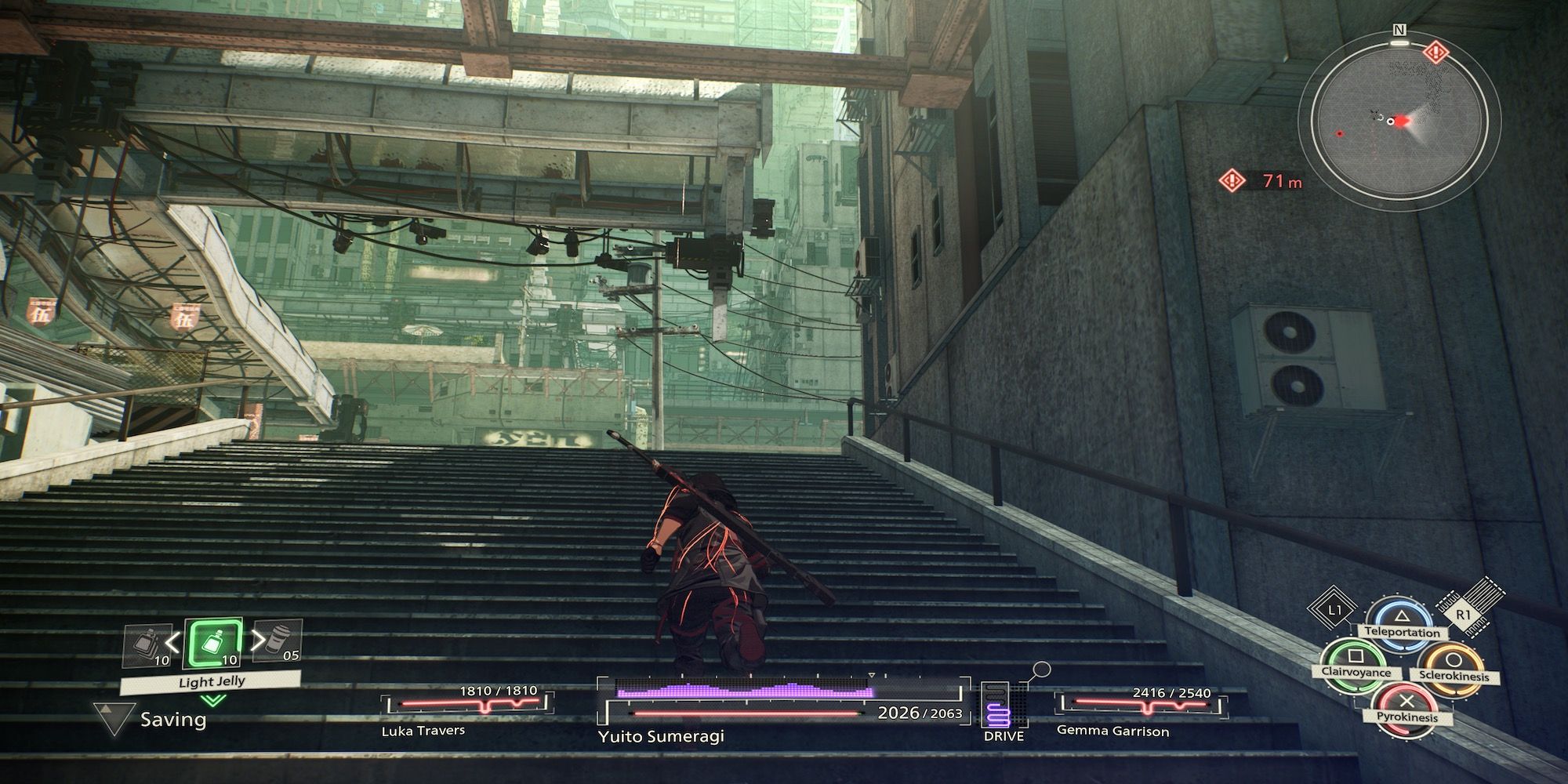 Exploring the world in Scarlet Nexus
