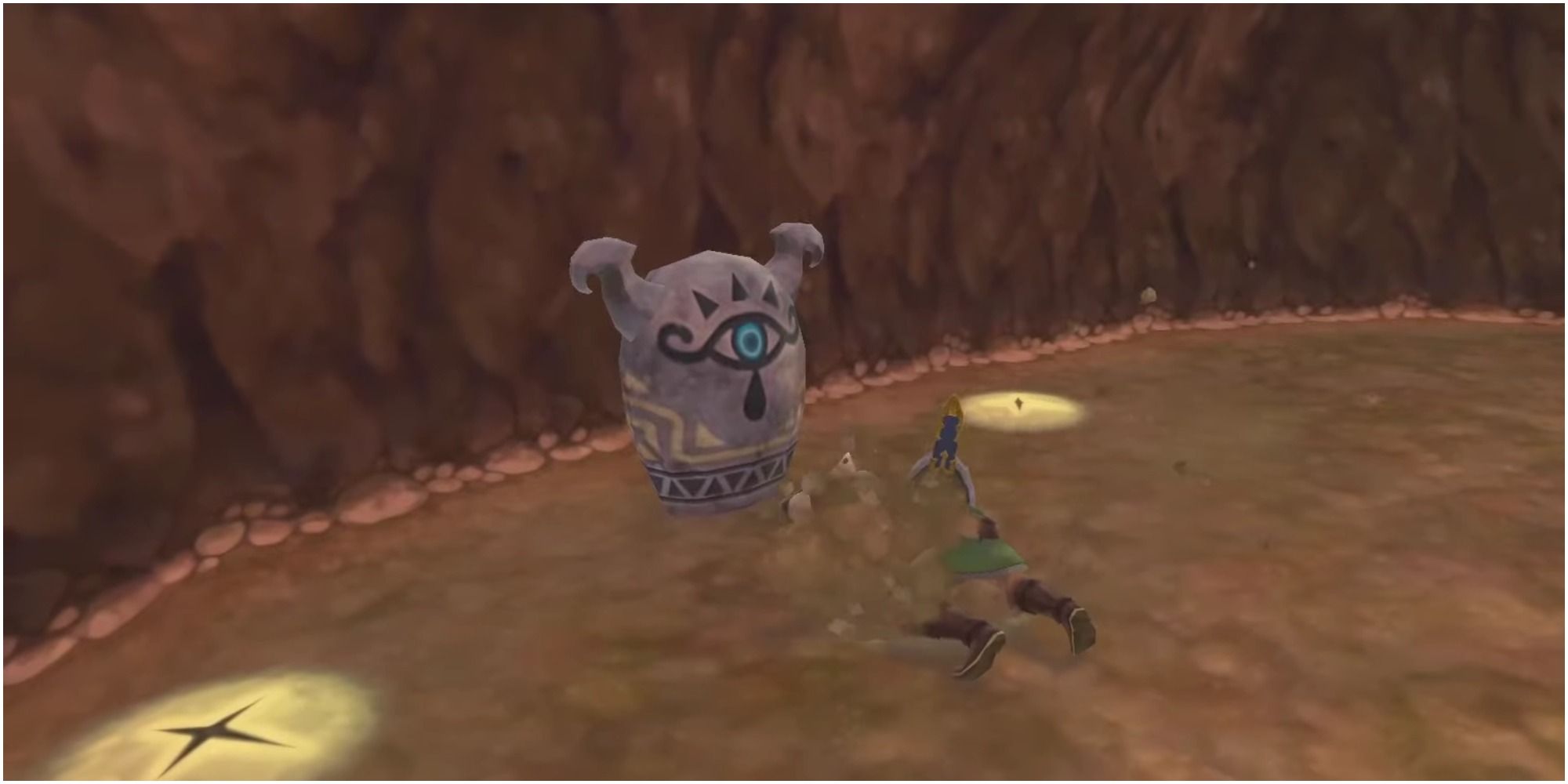 Skyward Sword Digging Underground